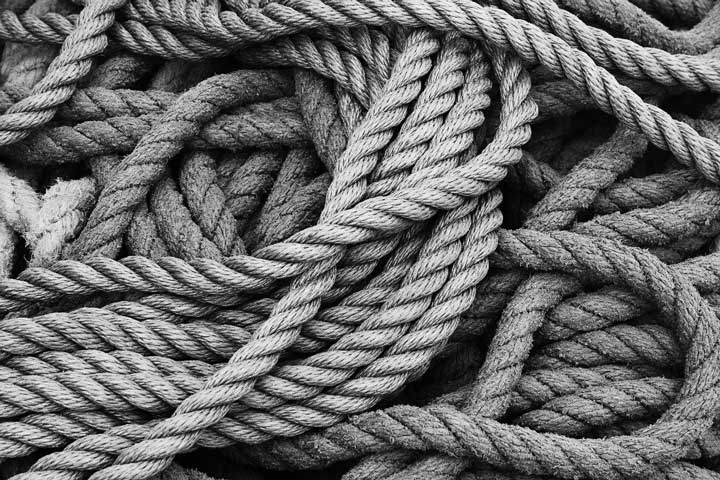 Image of art with hand cuffs.